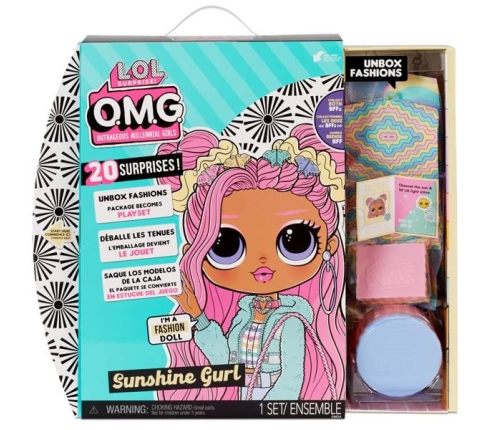 MGA LOL SURPRISE O.M.G. Sunshine Gurl Series 5 with 20 Surprises Lelle