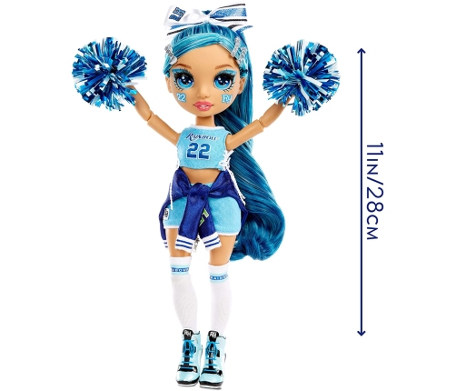 MGA Rainbow Cheer Skyler Bradshaw – Blue Cheerleader lelle