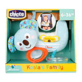 Mīkstā rotaļlieta bērnu ratiņiem CHICCO KOALA'S FAMILY