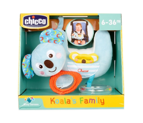 Mīkstā rotaļļieta bērnu ratiņiem CHICCO KOALAS FAMILY