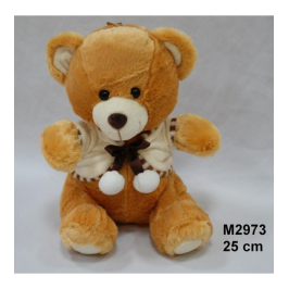 Mīkstā rotaļlieta Lācis jaciņā 25 cm SUN-DAY Sandy M2973
