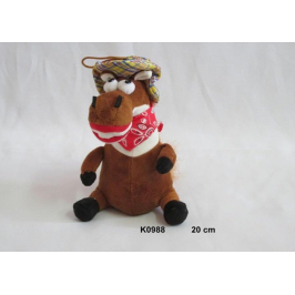 Мягкая игрушка конь с шарфиком 20 см SUN DAY K0988