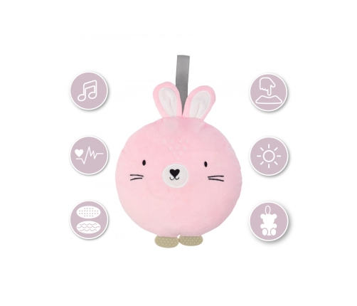 MoMi Lulu Pink Игрушка для сна с розовым шумом Ночник