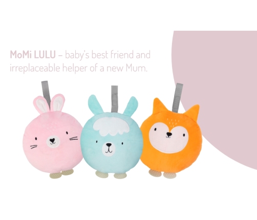 MoMi Lulu Pink Игрушка для сна с розовым шумом Ночник