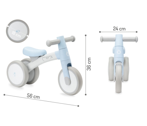 MoMi Tedi blue Детский велосипед Беговел