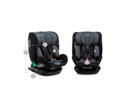 MoMi Urso Black Bērnu Autokrēsls 9-36 kg