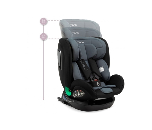 MoMi Urso Black Bērnu Autokrēsls 9-36 kg