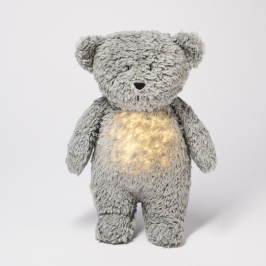 Moonie Organic HUMMING BEAR Mineral Grey 2in1 Nakts lampa Miega lācītis Moonie Organic HUMMING BEAR Mineral Grey 2in1 Nakts lampa Miega lācītis