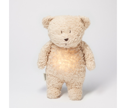 Moonie Organic HUMMING BEAR Sand 2in1 Nakts lampa Miega lācītis