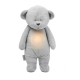 Moonie Organic HUMMING BEAR Silver 2in1 Ночник Мишка для сна с розовым шумом