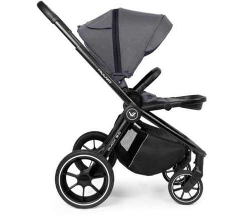 Muuvo Quick 3.0 Jet Black Pastaigu Ratiņi