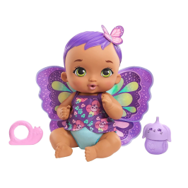 My Garden Baby Drink & Wet Butterfly Baby Purple Lelle GYP11