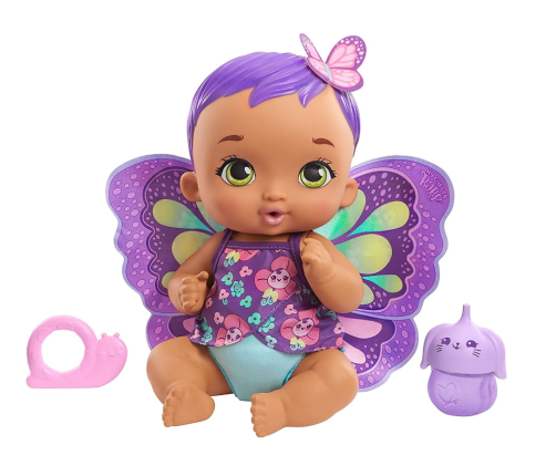 My Garden Baby Drink & Wet Butterfly Baby Purple Lelle GYP11