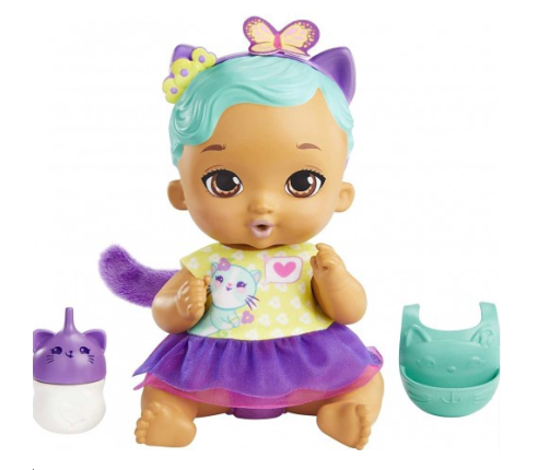 My Garden Baby Feed & Change Kitten Baby Tanned Skin Lelle HHL22