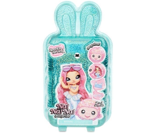 Na! Na! Na! Surprise 2-in-1 Fashion Doll Sailor Blu & Plush Pom with Confetti Whale