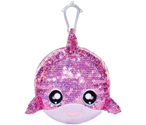 Na! Na! Na! Surprise 2-in-1 Fashion Doll Surfer Krysta Splash & Plush Pom with Confetti Dolphin