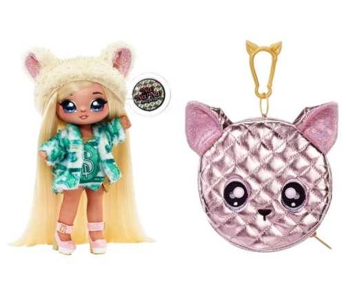 Na! Na! Na! Surprise 2-in-1 Glam Series Victoria Grand Fashion Doll & Plush Pom