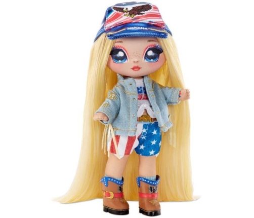 Na! Na! Na! Surprise 2in1 Glam Series 2 Erika Featherton Eagle Fashion Doll & Pom