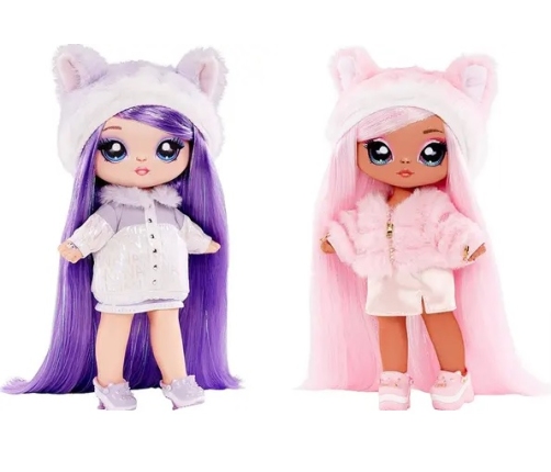 Na! Na! Na! Surprise 3-in-1 Fashion Doll + backpack Lavender Kitty