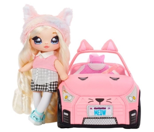 Na! Na! Na! Surprise Soft Plush Convertible Doll Car