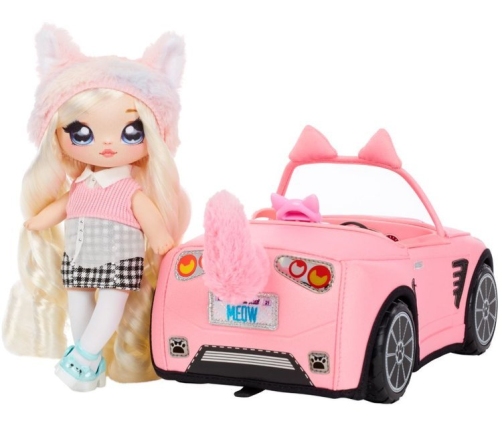 Na! Na! Na! Surprise Soft Plush Convertible Doll Car