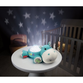 Naktslampiņa Muzikālā Fisher Price Cuddle Projection Soother Hippo CGN86