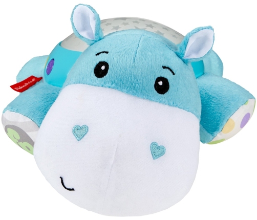 Ночник Успокаивающий со светом и звуками Fisher Price Cuddle Projection Soother Hippo CGN86