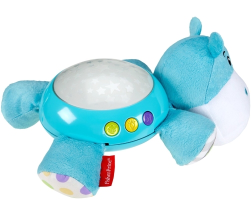 Ночник Успокаивающий со светом и звуками Fisher Price Cuddle Projection Soother Hippo CGN86