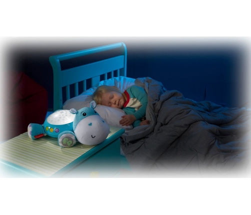 Ночник Успокаивающий со светом и звуками Fisher Price Cuddle Projection Soother Hippo CGN86