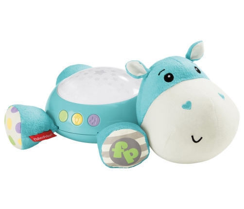 Ночник Успокаивающий со светом и звуками Fisher Price Cuddle Projection Soother Hippo CGN86