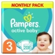 Pampers Active Baby подгузники 3 размер 208 шт.