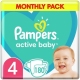 Pampers Active Baby подгузники 4 размер 180 шт.