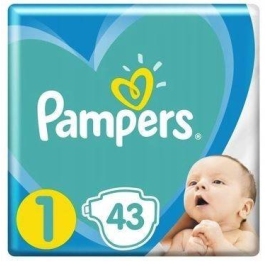 Pampers Newborn подгузники 1 размер 43 шт.