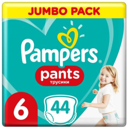 Pampers Pants подгузники 6 размер 44 шт.