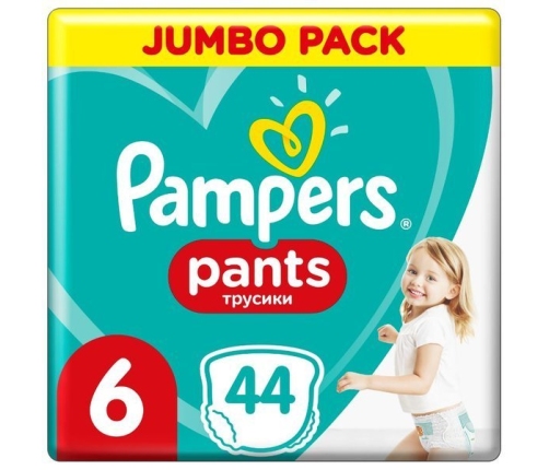 Pampers Pants autiņbiksītes 6. izmērs 44 gab.