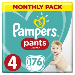 Pampers Pants autiņbiksītes 4. izmērs 176 gab.