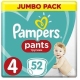 Pampers Pants autiņbiksītes 4. izmērs 52 gab.