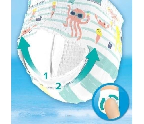 Pampers Pants Splashers autiņbiksītes peldēšanai 3-4. izmērs 12 gab.