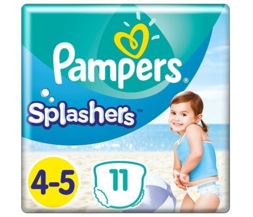 Pampers Pants Splashers autiņbiksītes peldēšanai 4-5. izmērs 11 gab.