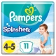 Pampers Pants Splashers autiņbiksītes peldēšanai 4-5. izmērs 11 gab.