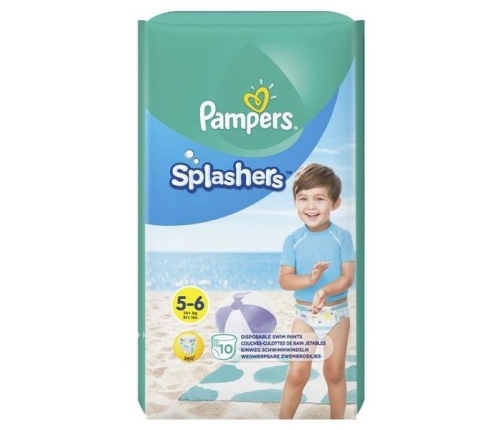 Pampers Pants Splashers autiņbiksītes peldēšanai 5-6. izmērs 10 gab.