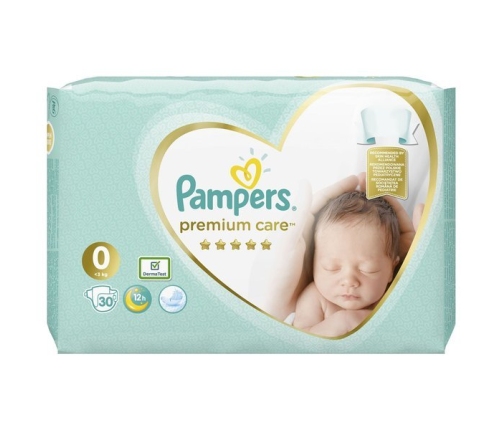 Pampers Premium Care подгузники 0 размер 30 шт.