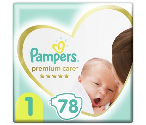 Pampers Premium Care autiņbiksītes 1. izmērs 78 gab.