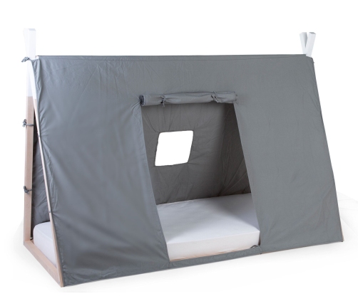 Pārvalks Telts gultai 90x200 Childhome TIPI COT Grey