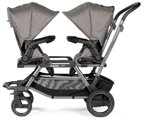 Peg Perego Duette Piroet Seggliolino Pop up City Grey PACK-000004-000000 Прогулочная Коляска для двойни