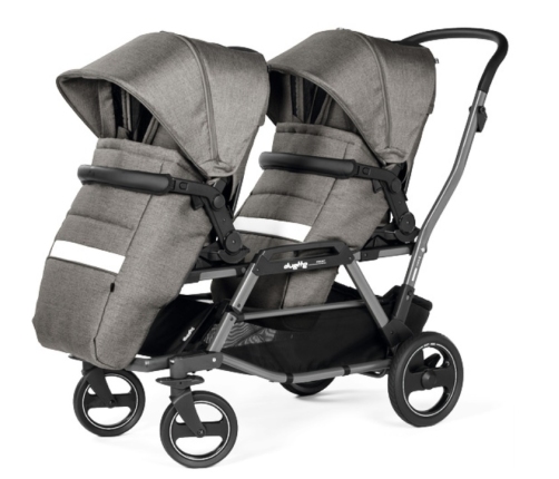 Peg Perego Duette Piroet Seggliolino Pop up City Grey PACK-000004-000000 Прогулочная Коляска для двойни