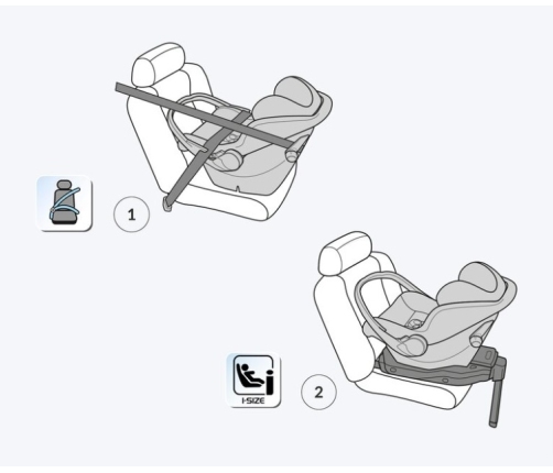 Peg Perego Primo Viaggio SLK + IsoFix Base 0+1 K Mon Amour Bērnu Autokrēsls 0-13 kg