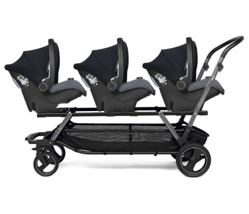 Peg Perego Triplette Piroet Seggliolino Pop up City Grey PACK-000005-000000 Trīnīšu pastaigu Ratiņi