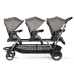 Peg Perego Triplette Piroet Seggliolino Pop up City Grey PACK-000005-000000 Прогулочная Коляска для тройняшек