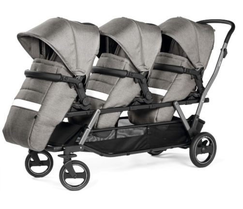 Peg Perego Triplette Piroet Seggliolino Pop up City Grey PACK-000005-000000 Прогулочная Коляска для тройняшек